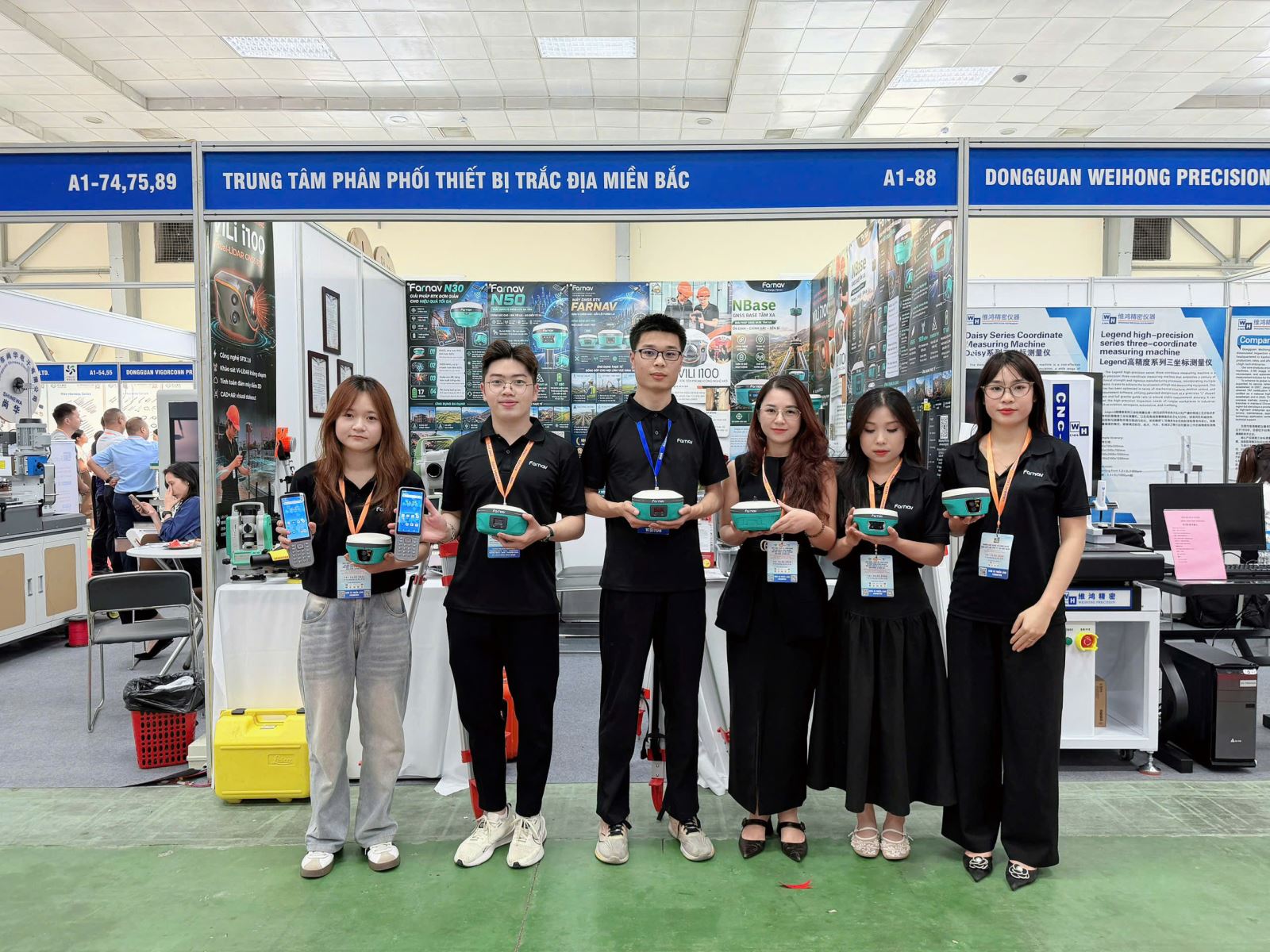 TRUNG TÂM PHÂN PHỐI TRẮC ĐỊA MIỀN BẮC tại gian hàng A1-88 