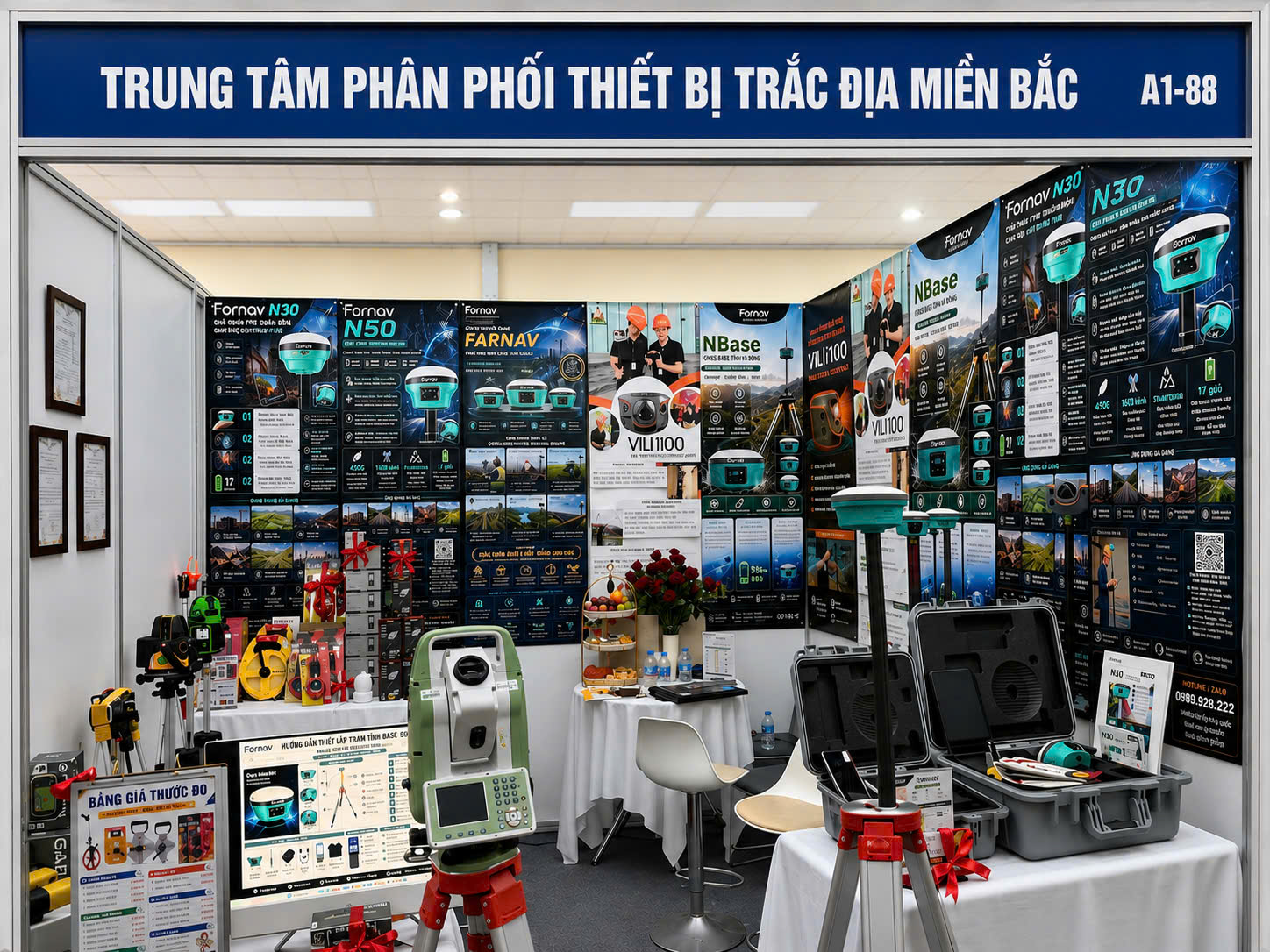 TRUNG TÂM PHÂN PHỐI THIẾT BỊ TRẮC ĐỊA MIỀN BẮC có mặt tại gian hàng A1-88 tại triển lãm VINAMAC EXPO 2026